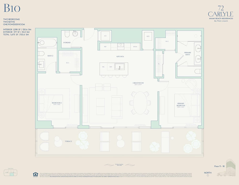 72 Carlyle Residences Miami Beach